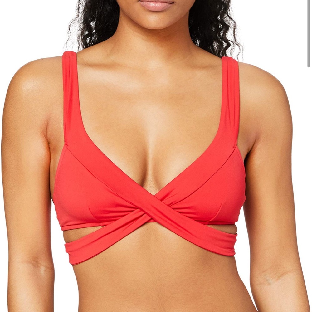 Seafolly Coral Twist-Front Bikini Top